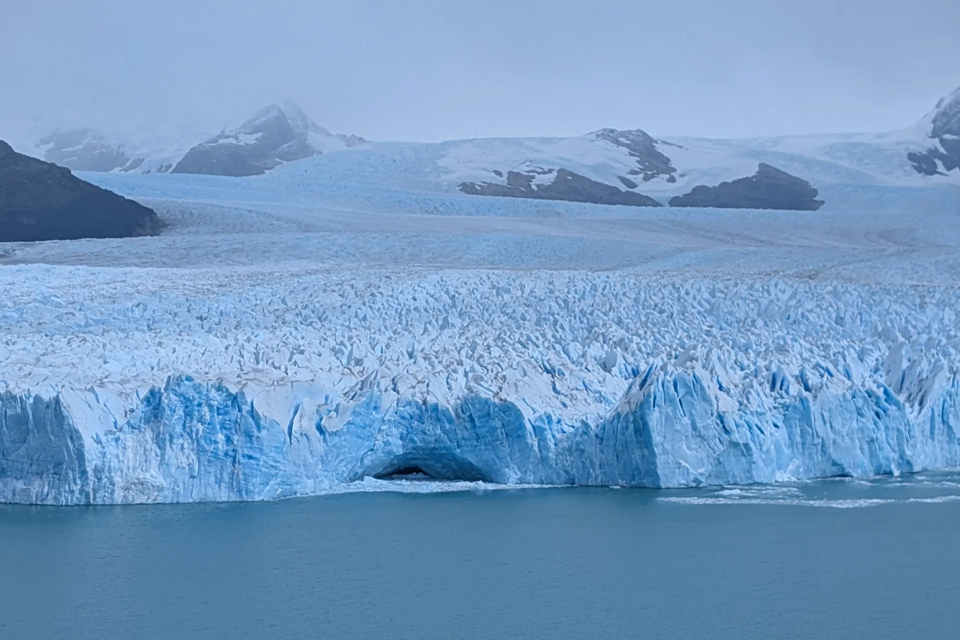 Vista panoràmica del Glacial Perito Moreno des de les passarel·les, El Calafate.